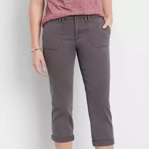 Maurices Pants - NWT - Maurices slate cropped chino pant - Size 8